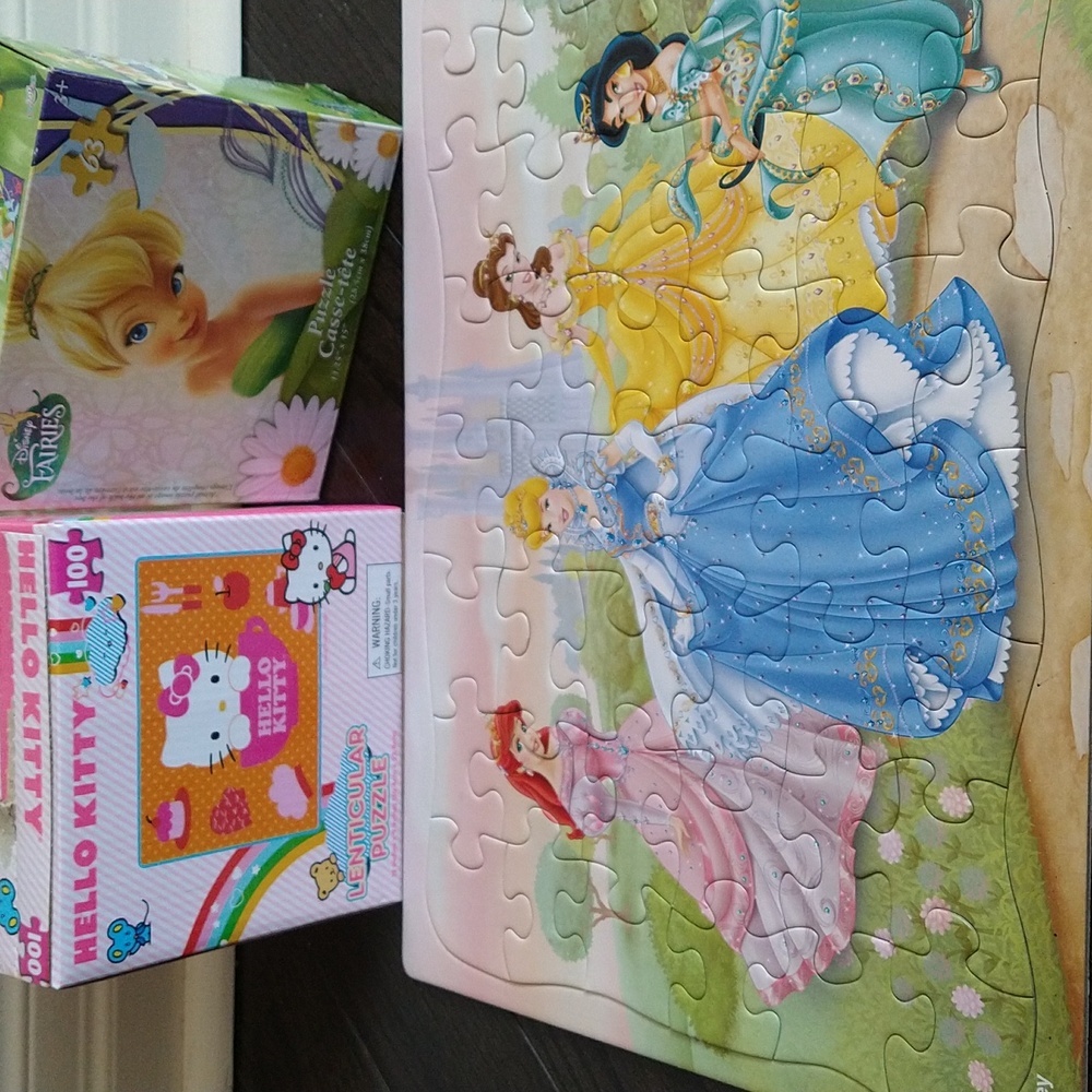 Assorted puzzles 3+
